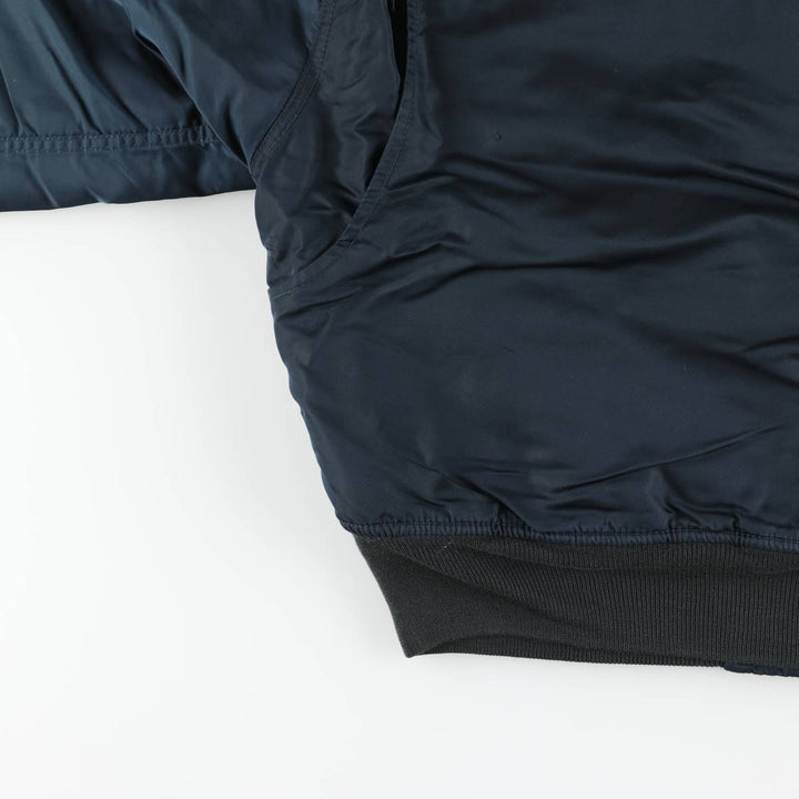 Civilian SCHOTT CWU-R Type Padded Military Flight Jacket, Men's Size Medium unclear navy blue type Vintage Second Hand