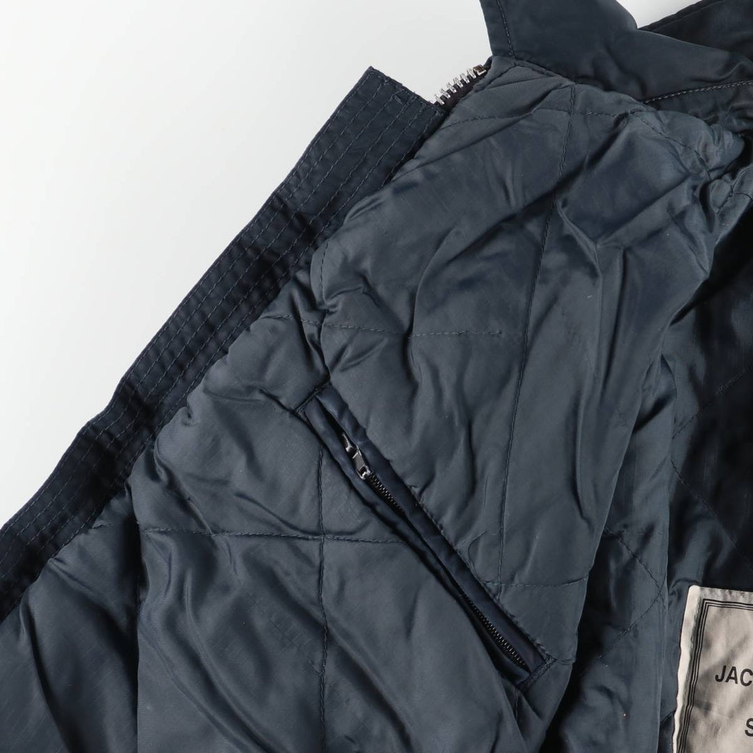 Civilian SCHOTT CWU-R Type Padded Military Flight Jacket, Men's Size Medium unclear navy blue type Vintage Second Hand
