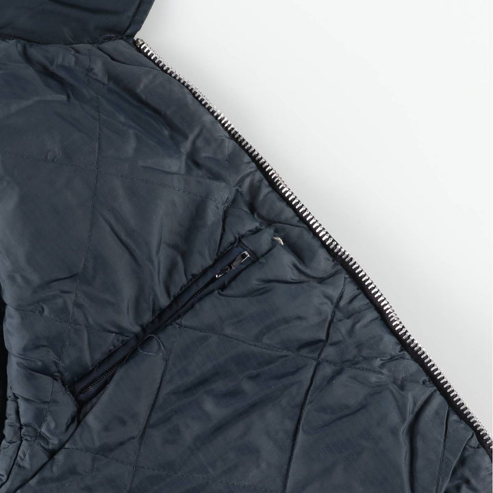 Civilian SCHOTT CWU-R Type Padded Military Flight Jacket, Men's Size Medium unclear navy blue type Vintage Second Hand