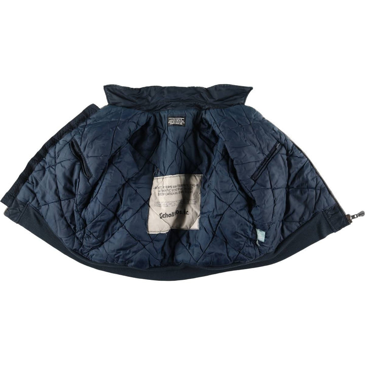 Civilian Schott CWU-R Type Padded Military Flight Jacket, Men's Size XL unclear navy blue type Vintage Second Hand