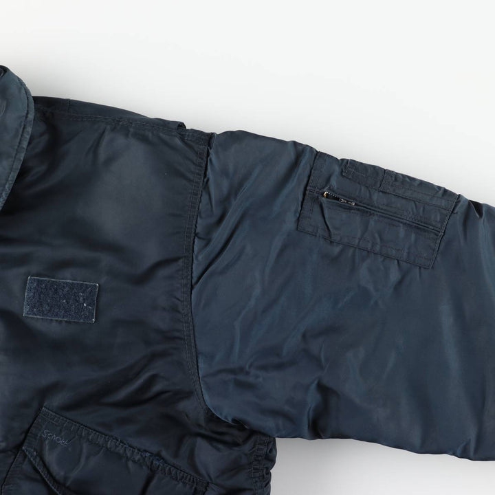 Civilian Schott CWU-R Type Padded Military Flight Jacket, Men's Size XL unclear navy blue type Vintage Second Hand