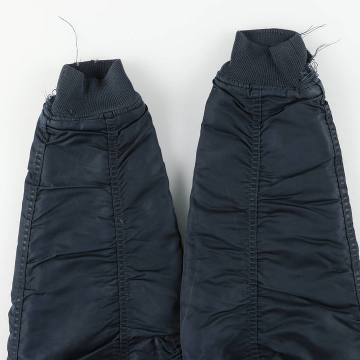 Civilian Schott CWU-R Type Padded Military Flight Jacket, Men's Size XL unclear navy blue type Vintage Second Hand