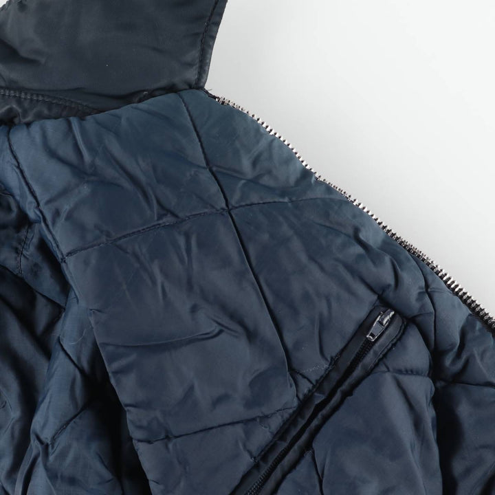 Civilian Schott CWU-R Type Padded Military Flight Jacket, Men's Size XL unclear navy blue type Vintage Second Hand