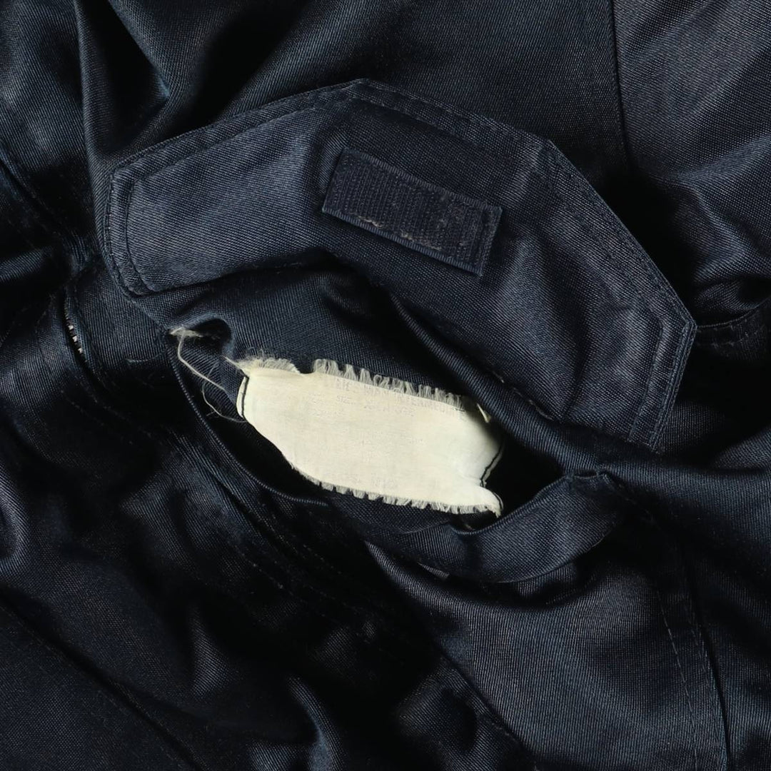 Civilian Schott CWU-R padded military flight jacket, men's size XXL Nylon navy blue type Vintage Second Hand