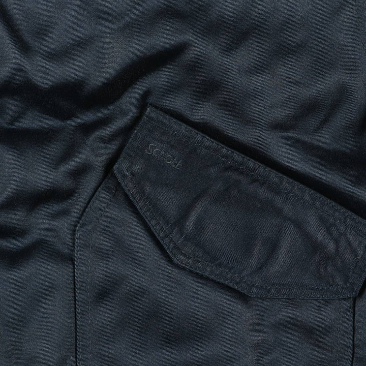 Civilian Schott CWU-R padded military flight jacket, men's size XXL Nylon navy blue type Vintage Second Hand