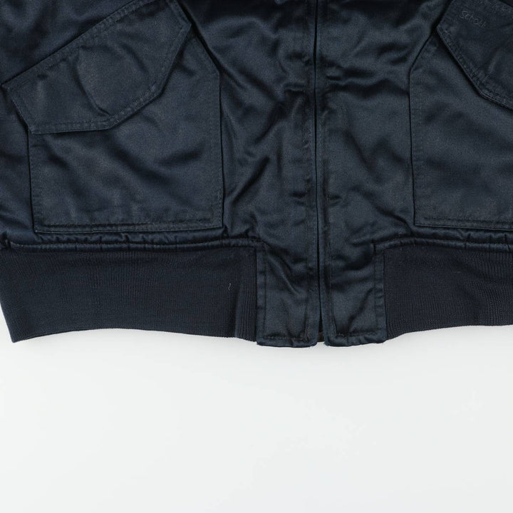 Civilian Schott CWU-R padded military flight jacket, men's size XXL Nylon navy blue type Vintage Second Hand