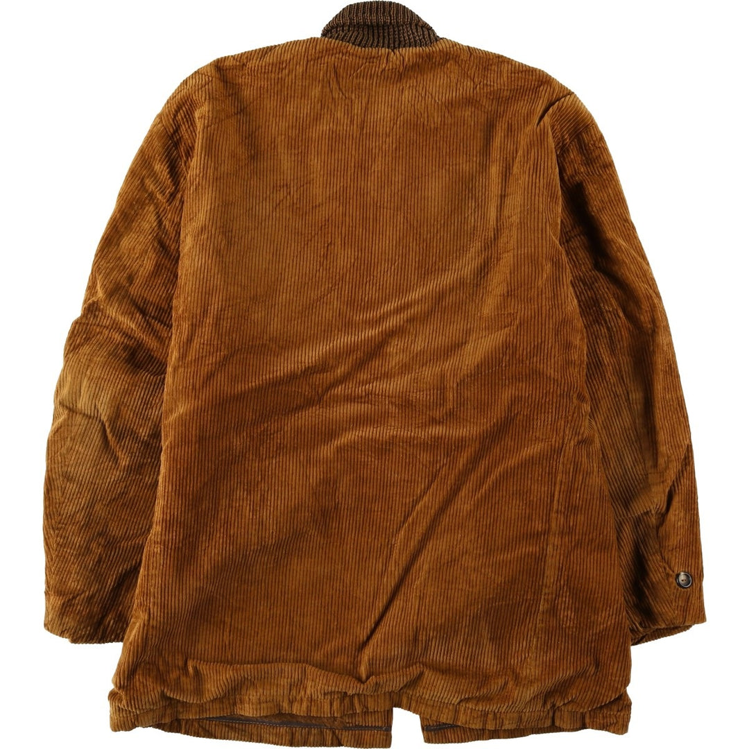 1960'S Deluxe Quality Outerwear Corduroy Jacket, Men's Size XL (Equivalent), Vintage unclear brown type Vintage Second Hand