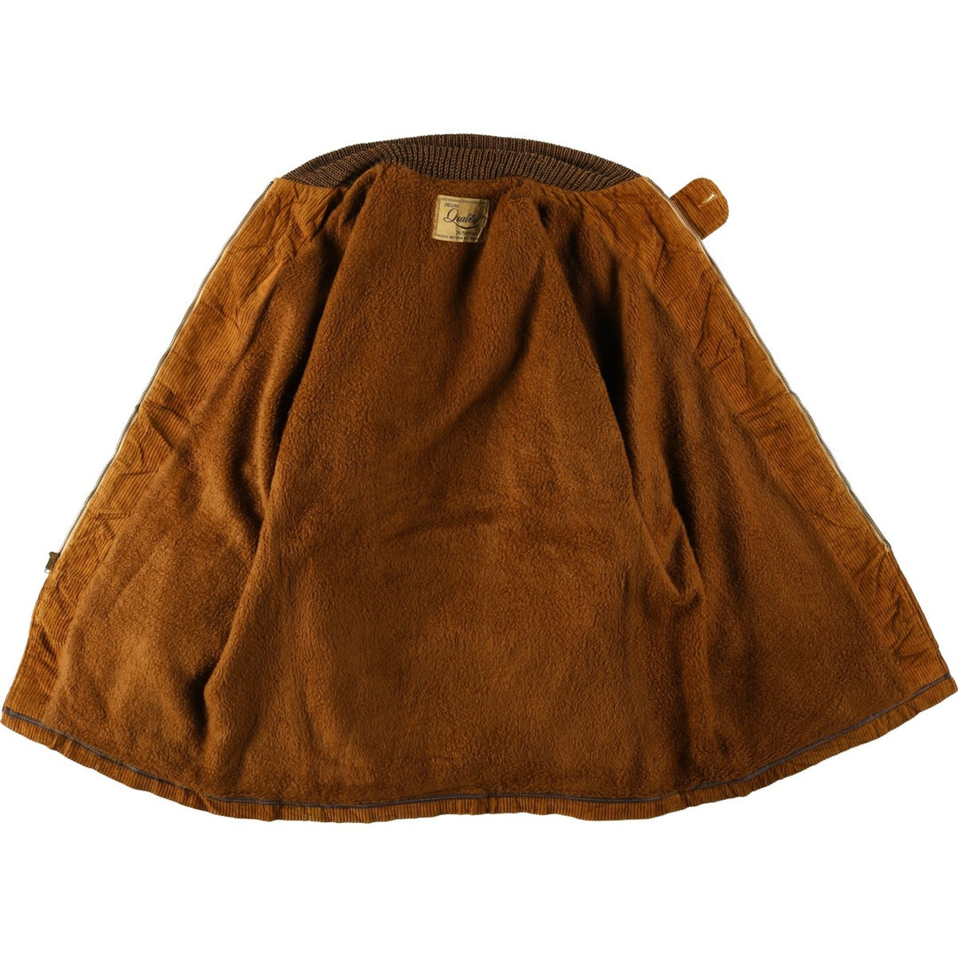 1960'S Deluxe Quality Outerwear Corduroy Jacket, Men's Size XL (Equivalent), Vintage unclear brown type Vintage Second Hand