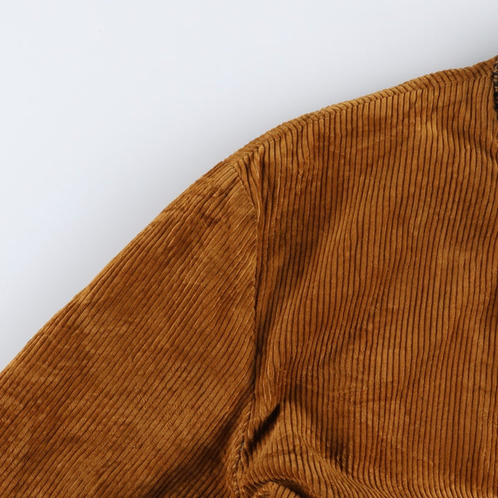 1960'S Deluxe Quality Outerwear Corduroy Jacket, Men's Size XL (Equivalent), Vintage unclear brown type Vintage Second Hand