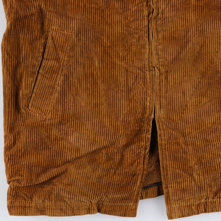 1960'S Deluxe Quality Outerwear Corduroy Jacket, Men's Size XL (Equivalent), Vintage unclear brown type Vintage Second Hand