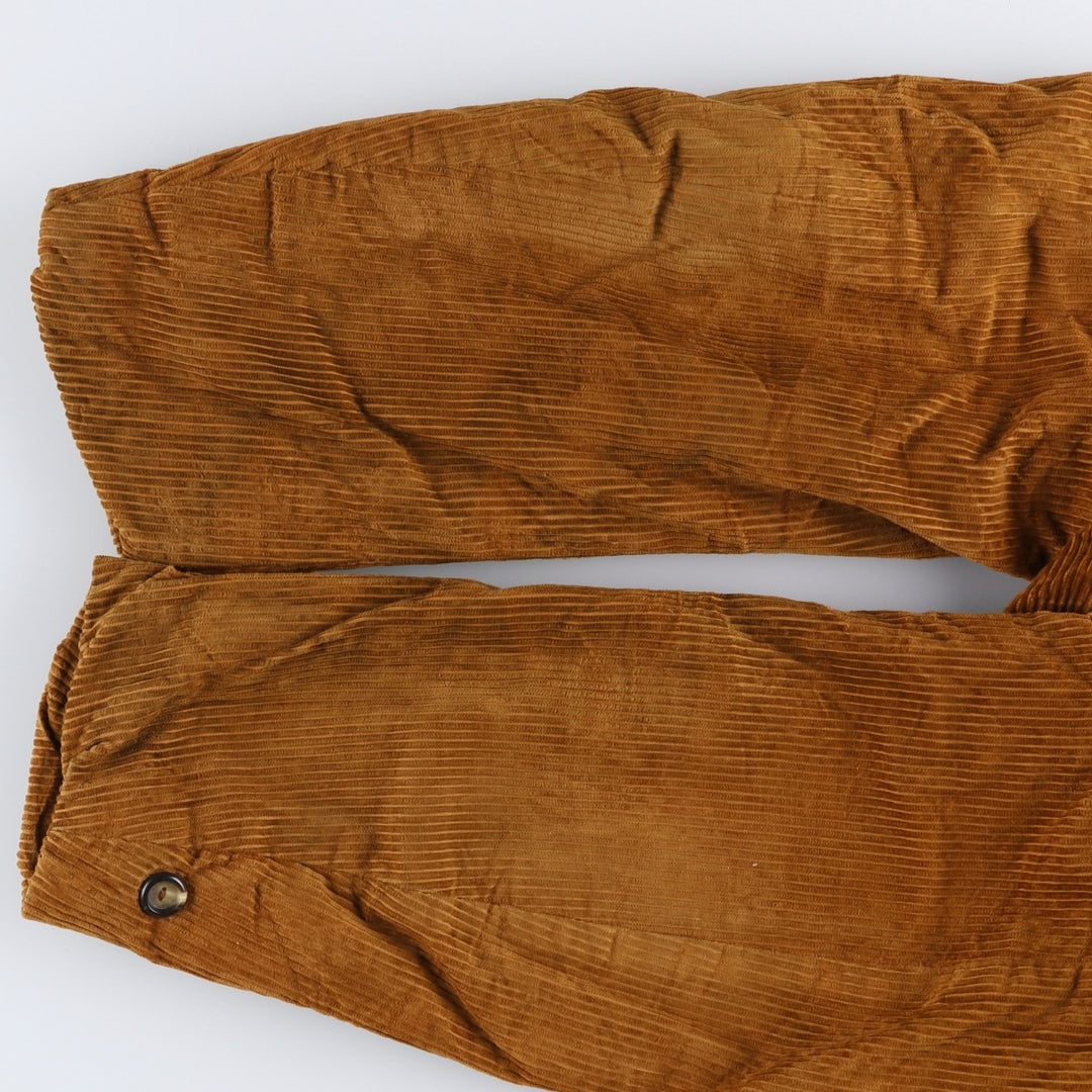 1960'S Deluxe Quality Outerwear Corduroy Jacket, Men's Size XL (Equivalent), Vintage unclear brown type Vintage Second Hand