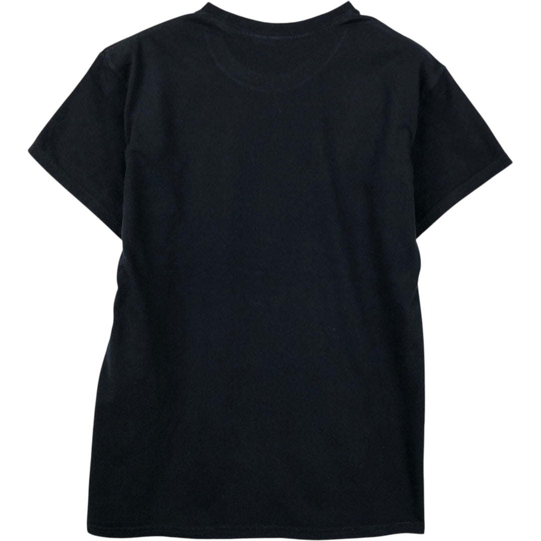 2000'S HOWL'S MOVING CASTLE character print T-shirt, men's size M (approx.) cotton black type Vintage Second Hand