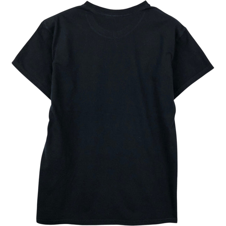 2000'S HOWL'S MOVING CASTLE character print T-shirt, men's size M (approx.) cotton black type Vintage Second Hand