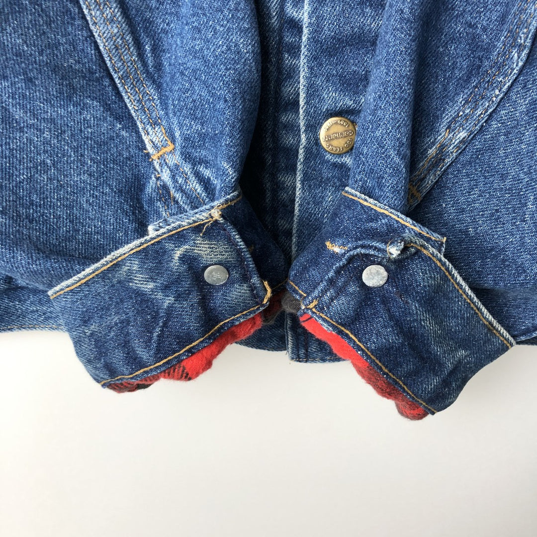 Carhartt denim jacket, size M, men's unclear blue type Vintage Second Hand