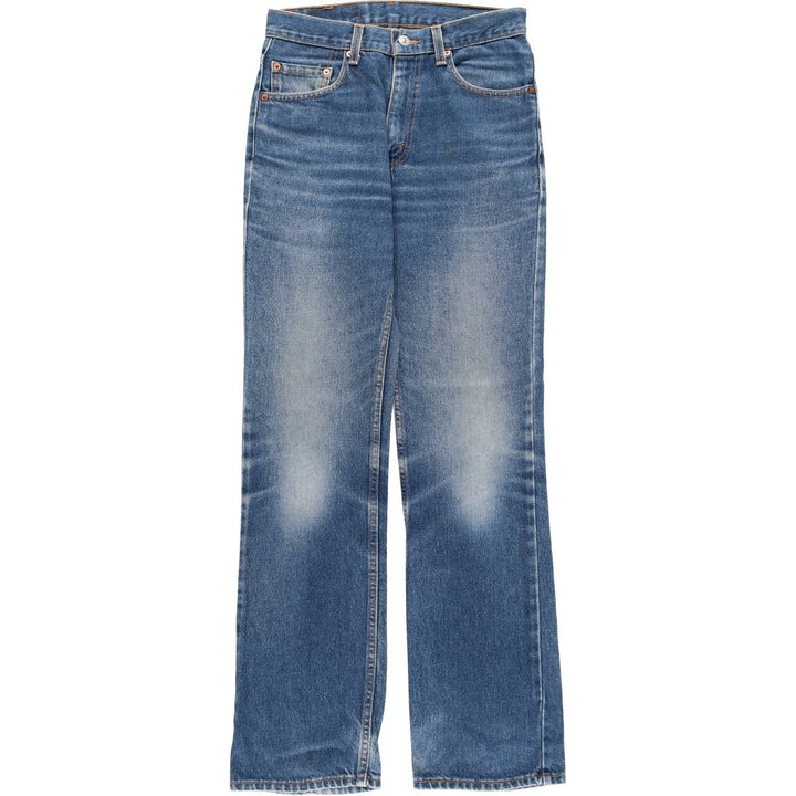 90'S Levi's 517 Bootcut Denim Pants, Made in USA, Women's Size L (W29), Vintage cotton blue type Vintage Second Hand