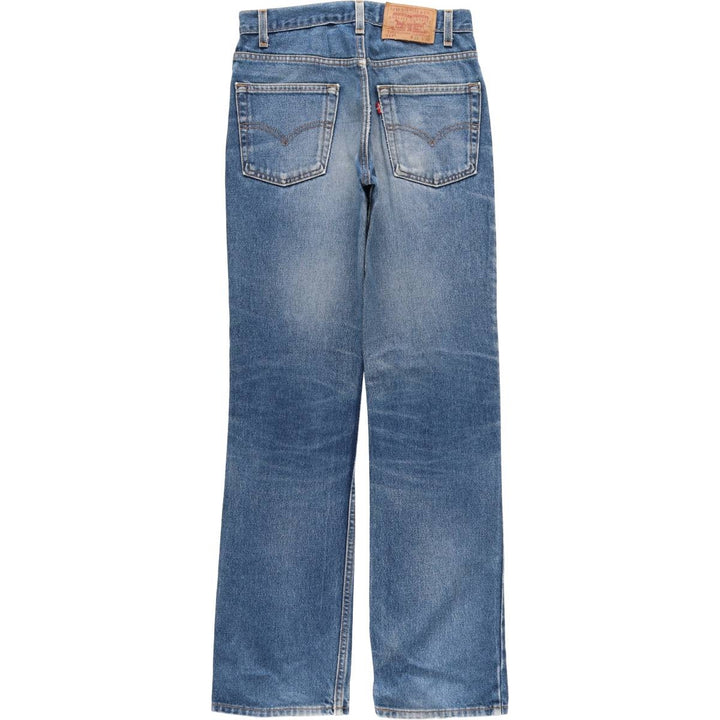 90'S Levi's 517 Bootcut Denim Pants, Made in USA, Women's Size L (W29), Vintage cotton blue type Vintage Second Hand