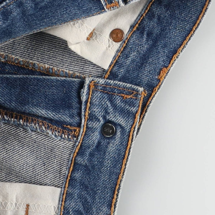 90'S Levi's 517 Bootcut Denim Pants, Made in USA, Women's Size L (W29), Vintage cotton blue type Vintage Second Hand