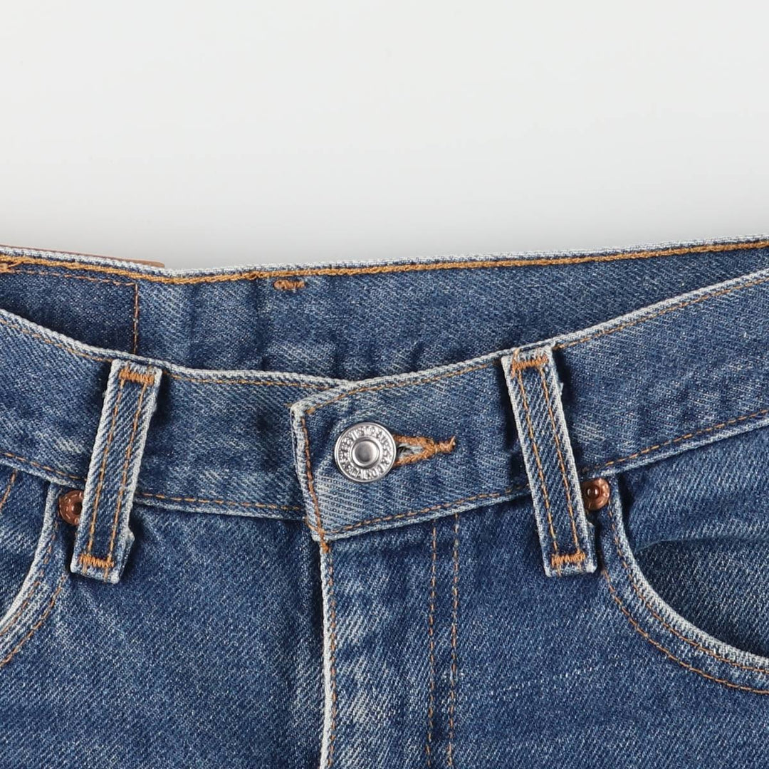 90'S Levi's 517 Bootcut Denim Pants, Made in USA, Women's Size L (W29), Vintage cotton blue type Vintage Second Hand