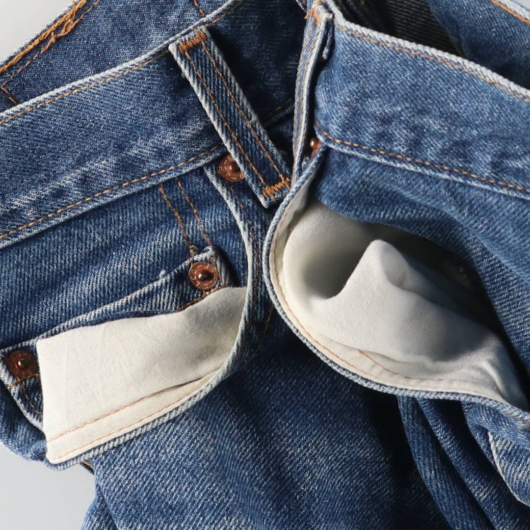 90'S Levi's 517 Bootcut Denim Pants, Made in USA, Women's Size L (W29), Vintage cotton blue type Vintage Second Hand