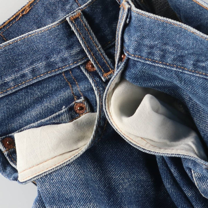 90'S Levi's 517 Bootcut Denim Pants, Made in USA, Women's Size L (W29), Vintage cotton blue type Vintage Second Hand