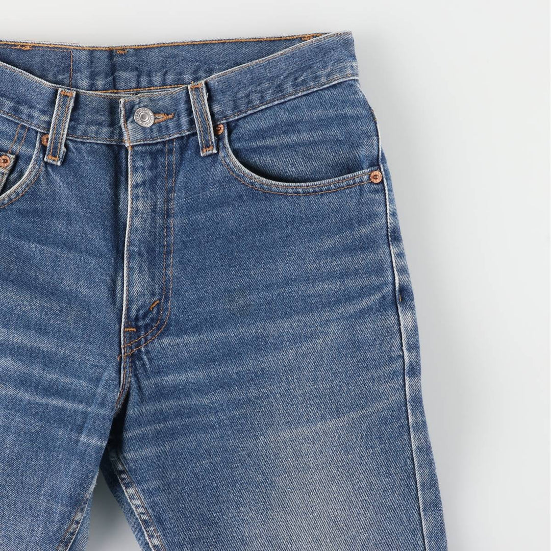 90'S Levi's 517 Bootcut Denim Pants, Made in USA, Women's Size L (W29), Vintage cotton blue type Vintage Second Hand