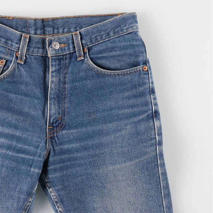 90'S Levi's 517 Bootcut Denim Pants, Made in USA, Women's Size L (W29), Vintage cotton blue type Vintage Second Hand