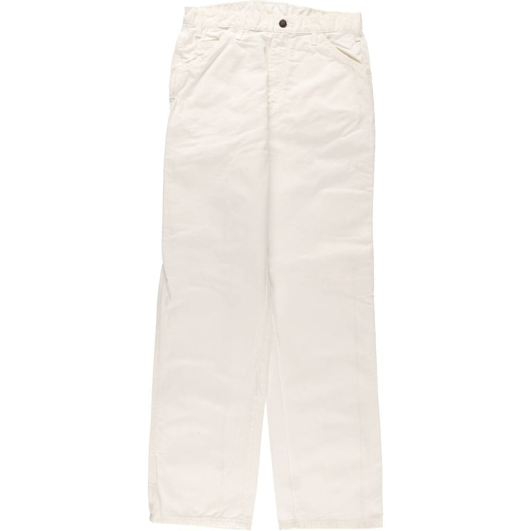 90'S Dickies SHERWIN WILLIAMS Men's Vintage Painter Pants, Size W31 unclear white type Vintage Second Hand