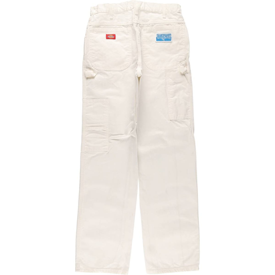 90'S Dickies SHERWIN WILLIAMS Men's Vintage Painter Pants, Size W31 unclear white type Vintage Second Hand