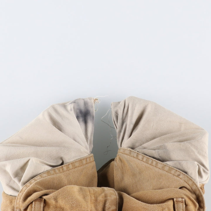 Carhartt Original Dungaree Fit Double Knee Duck Painter Pants, Men's, W34 equivalent cotton brown type Vintage Second Hand