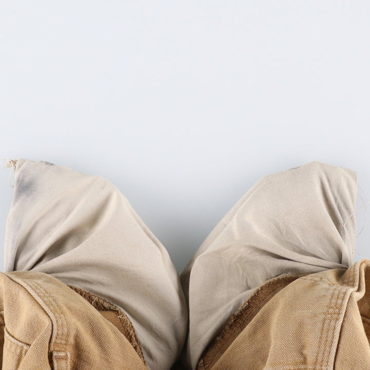 Carhartt Original Dungaree Fit Double Knee Duck Painter Pants, Men's, W34 equivalent cotton brown type Vintage Second Hand