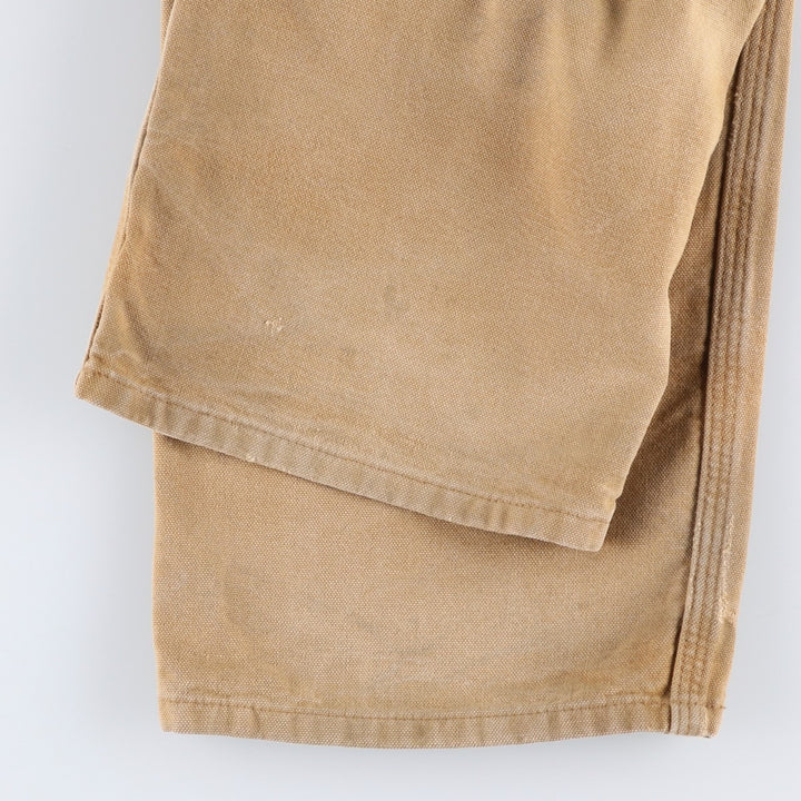 Carhartt Original Dungaree Fit Double Knee Duck Painter Pants, Men's, W34 equivalent cotton brown type Vintage Second Hand