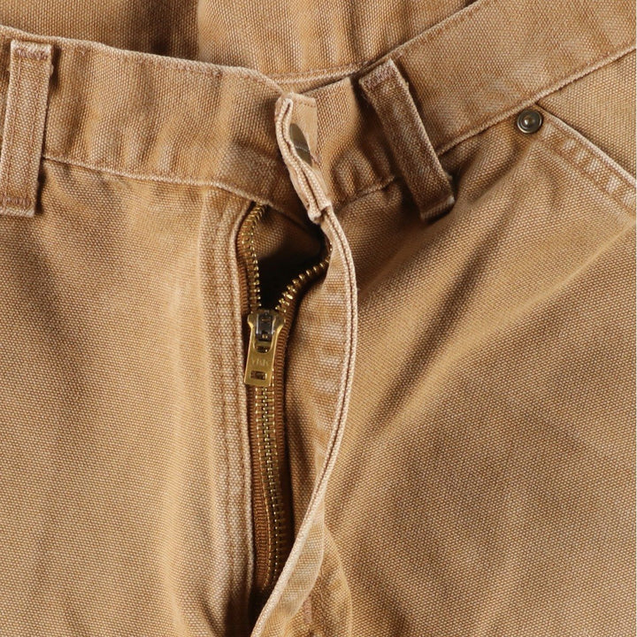 Carhartt Loose Original Fit Double Knee Duck Painter Pants Men's W32 equivalent cotton beige type brown Vintage Second Hand