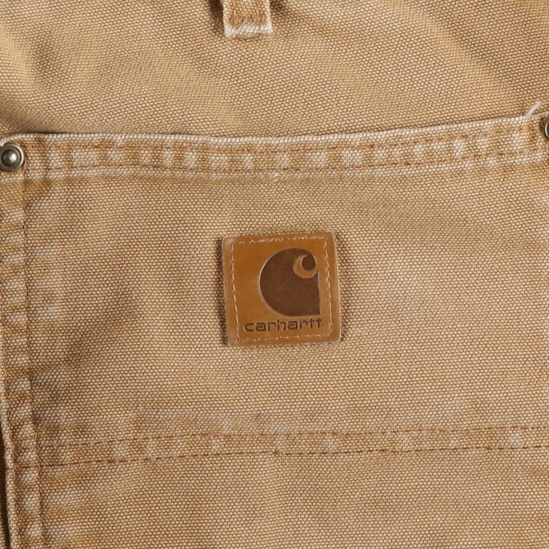Carhartt Loose Original Fit Double Knee Duck Painter Pants Men's W32 equivalent cotton beige type brown Vintage Second Hand