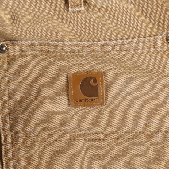 Carhartt Loose Original Fit Double Knee Duck Painter Pants Men's W32 equivalent cotton beige type brown Vintage Second Hand