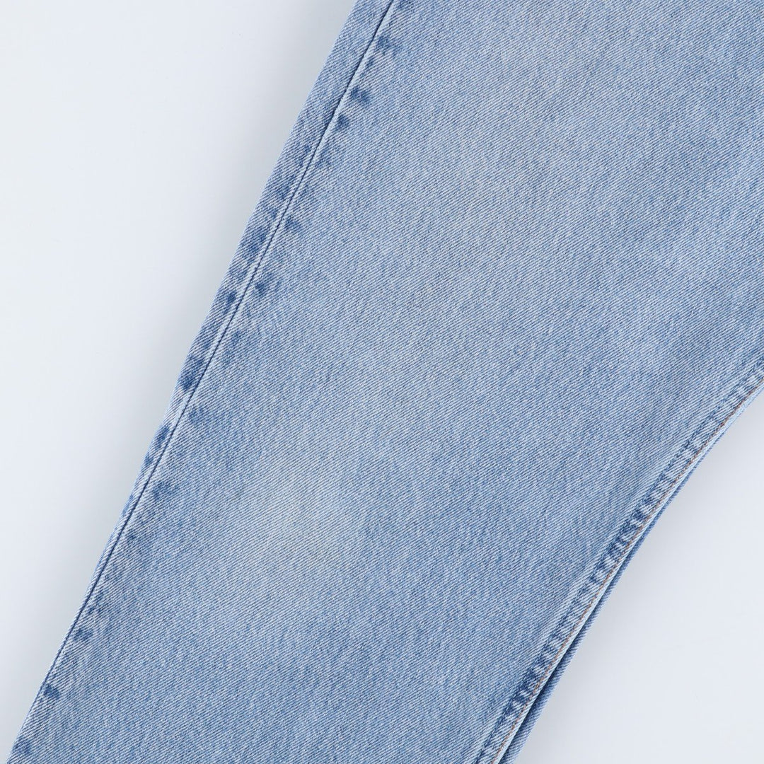 90'S Levi's 6501-0193 Straight Denim Pants, Made in USA, Women's Size XL (W32), Vintage cotton blue type Vintage Second Hand