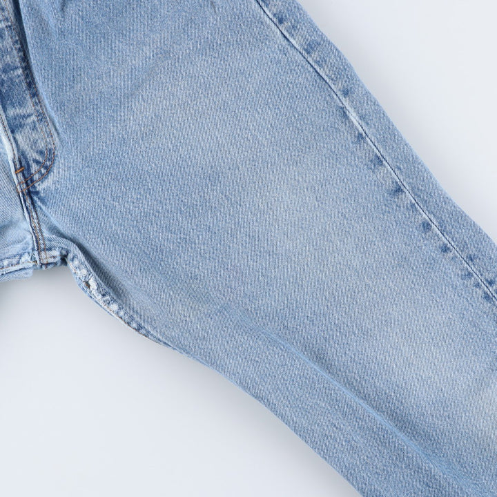 90'S Levi's 6501-0193 Straight Denim Pants, Made in USA, Women's Size XL (W32), Vintage cotton blue type Vintage Second Hand