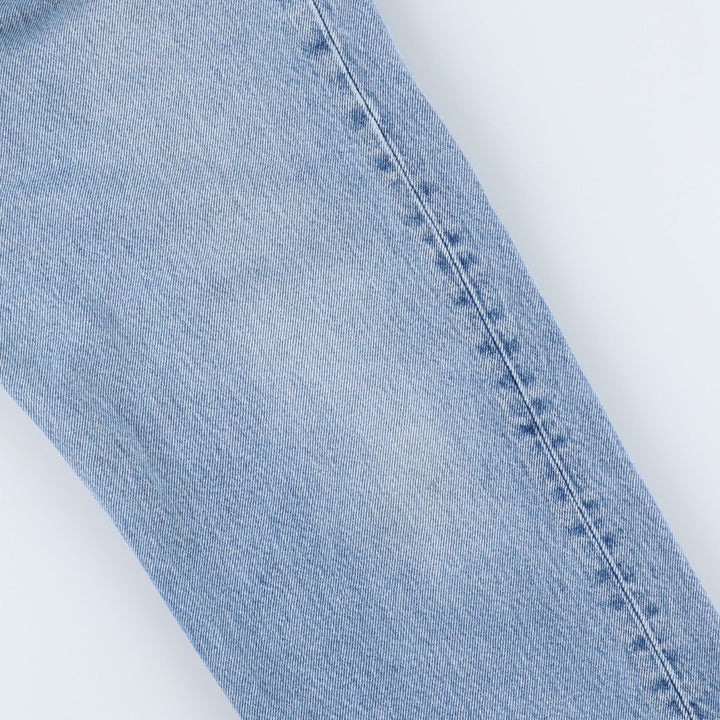90'S Levi's 6501-0193 Straight Denim Pants, Made in USA, Women's Size XL (W32), Vintage cotton blue type Vintage Second Hand