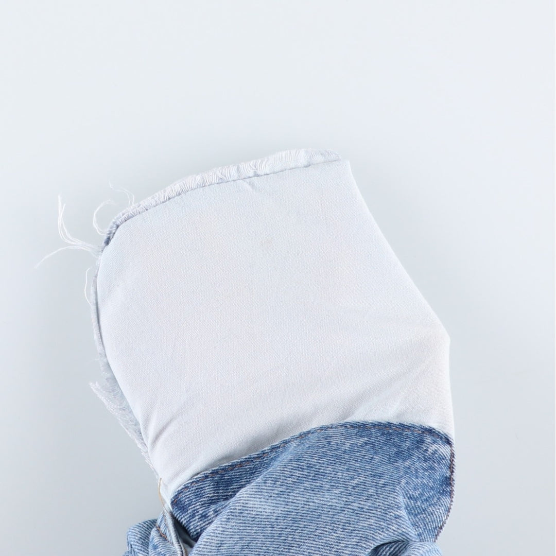 90'S Levi's 6501-0193 Straight Denim Pants, Made in USA, Women's Size XL (W32), Vintage cotton blue type Vintage Second Hand