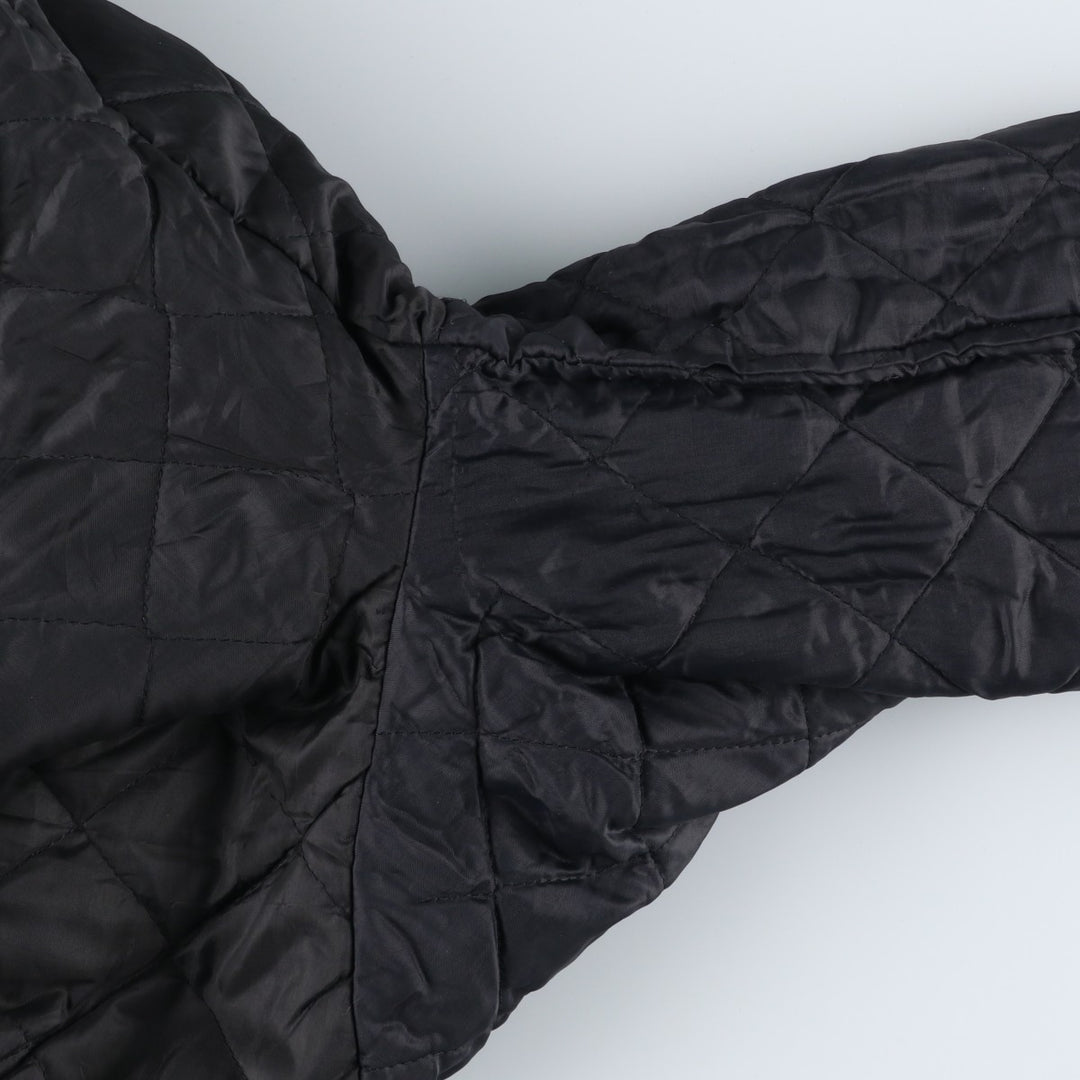 Vintage 1980'S Batwin Varsity Jacket with Padded Leather Sleeves and Wool Buttons, Made in USA, Men's XL unclear black type Vintage Second Hand