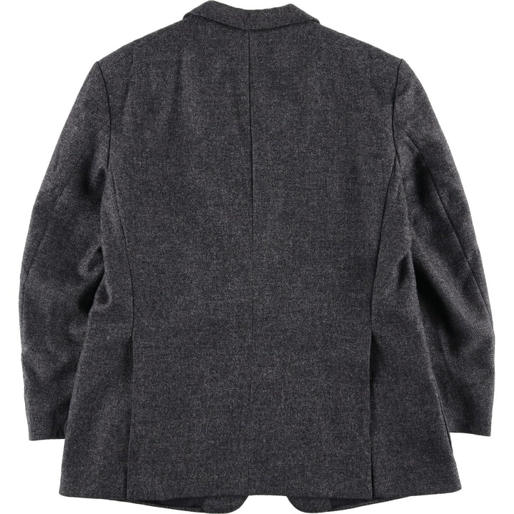 Vintage Burberry wool tailored jacket, size M, men's wool Charcoal Vintage Second Hand