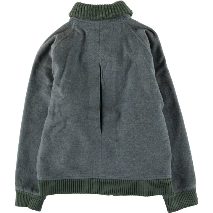 Burberry's wool blouson, men's size M unclear Khaki type sage green Vintage Second Hand