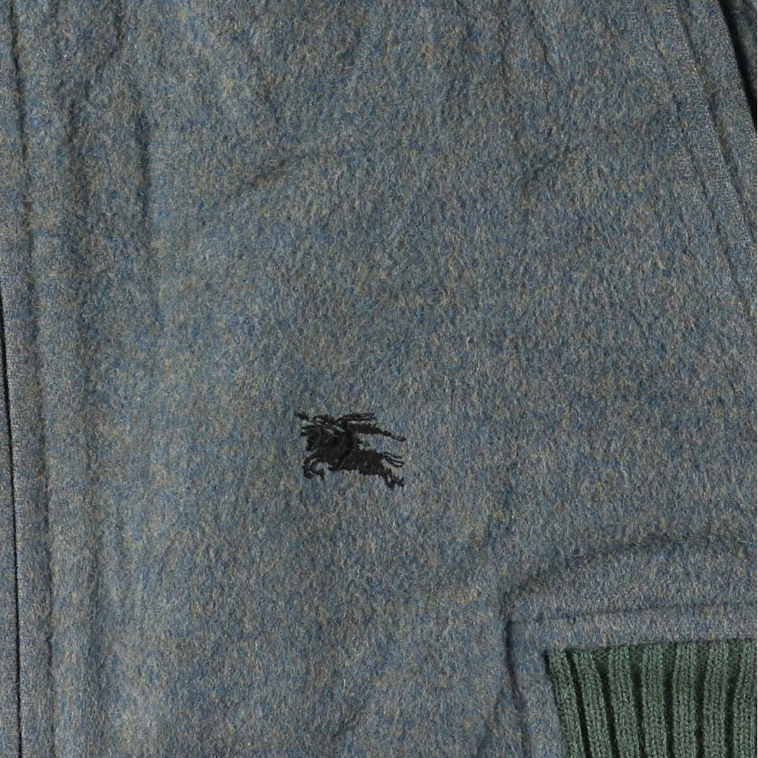 Burberry's wool blouson, men's size M unclear Khaki type sage green Vintage Second Hand