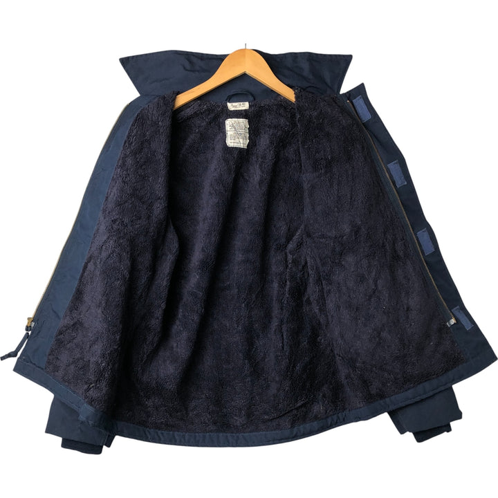 1990'S US Navy Aramid Deck Jacket, Made in USA, Size Medium (38-40), Men's M Aramid navy blue type Vintage Second Hand