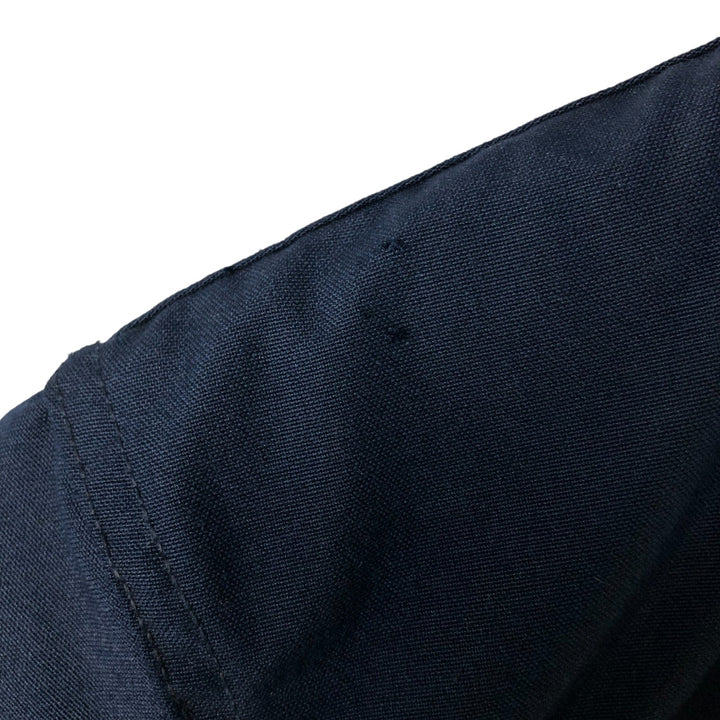 1990'S US Navy Aramid Deck Jacket, Made in USA, Size Medium (38-40), Men's M Aramid navy blue type Vintage Second Hand