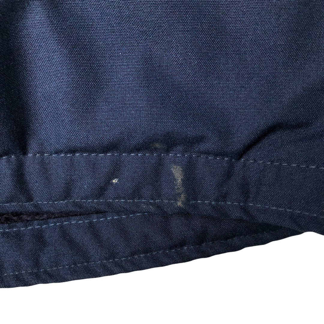 1990'S US Navy Aramid Deck Jacket, Made in USA, Size Medium (38-40), Men's M Aramid navy blue type Vintage Second Hand