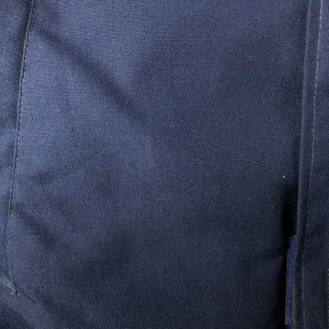 1990'S US Navy Aramid Deck Jacket, Made in USA, Size Medium (38-40), Men's M Aramid navy blue type Vintage Second Hand