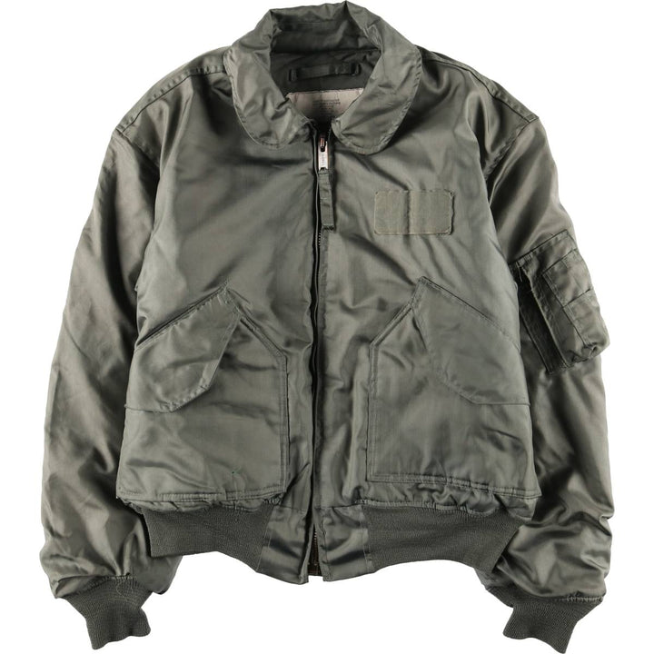 80's US military actual product CWU-45 Aromatic polyamide Khaki type Vintage Second Hand