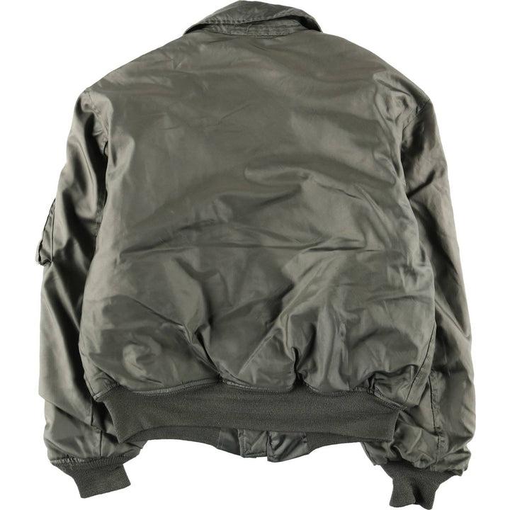 80's US military actual product CWU-45 Aromatic polyamide Khaki type Vintage Second Hand