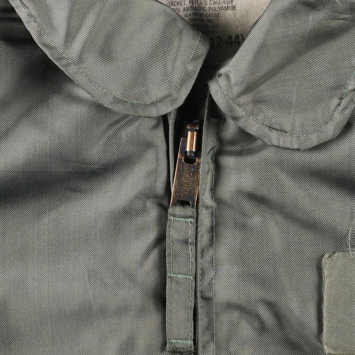 80's US military actual product CWU-45 Aromatic polyamide Khaki type Vintage Second Hand