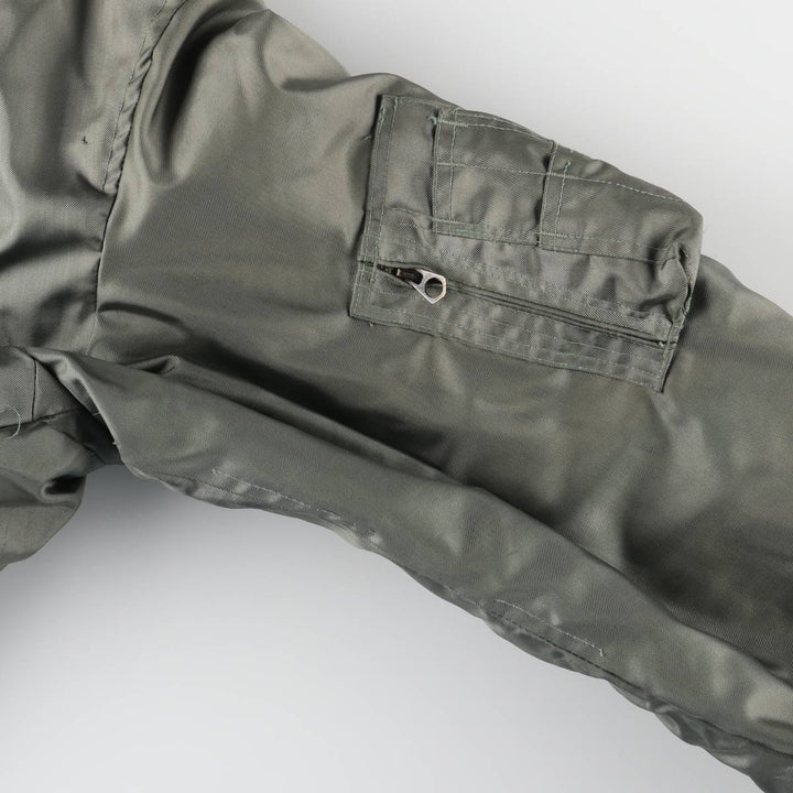 80's US military actual product CWU-45 Aromatic polyamide Khaki type Vintage Second Hand